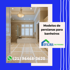 Modelo de persianas para banheiros