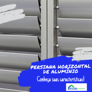 Persiana Horizontal de Alumínio