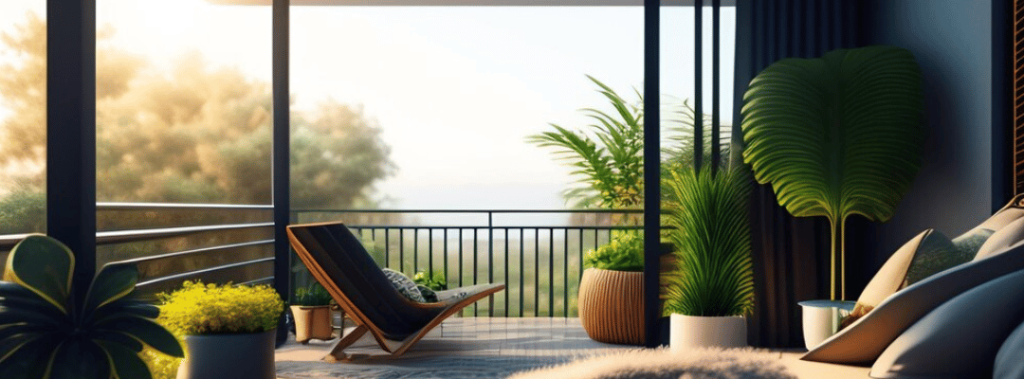 Transformando espaços externos com persianas